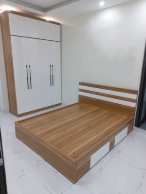 Combo Giường Tủ Gỗ Công Nghiệp