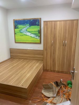 Combo giường tủ gỗ công nghiệp